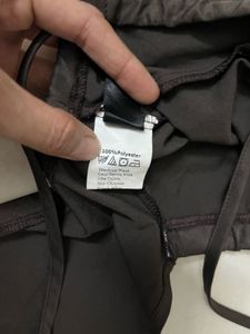 Brown Cropped Tie Top