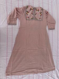 Elegant Embroidered Kurta&amp;Pant Set