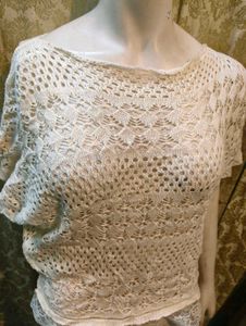 knitted lace top