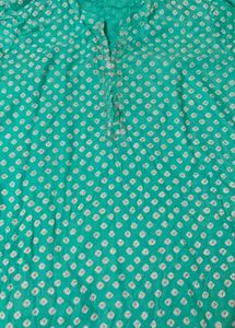 Sea Green Printed Kurta