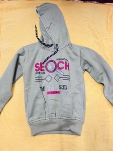 Boy's Graphic Print Hoodie