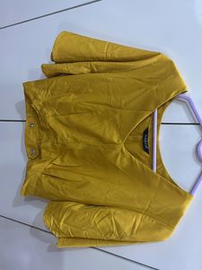 Yellow Crop Top