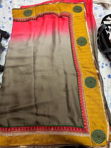 Beautiful Festive Saree With Trending Border