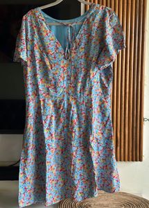 Floral Print Dress with Pocket