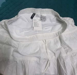 H&amp;M Cotton Flared Skirt