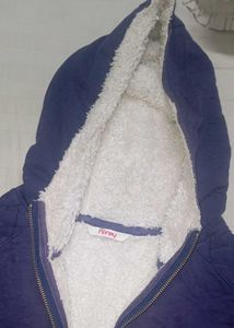 Cozy Blue Quilted Hoodie