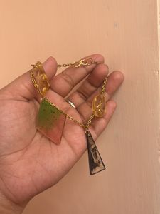 4 Charms Resin Bracelet