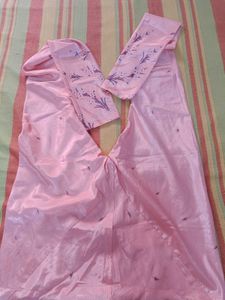 Beautiful Peach Colour Kurti And Bottom