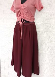 Imported Crop Top &amp; Pant Set