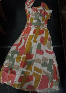 Patterned Maxi Dress