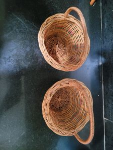 Cane Basket Set Of 2