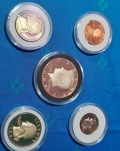 USA Proof Set Coins 5ps 1984, Mirror Finish
