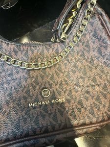 Michael Kors Copy Brown Black Sling Bag
