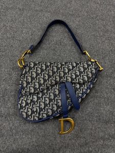 Dior Blue Saddle Bag