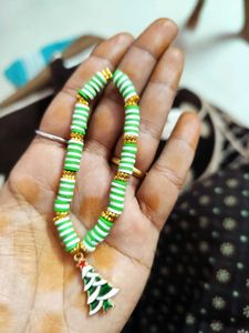 Christmas Tree Charm Bracelet