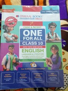 Oswaal Class 10 English Textbook - 2025 Edition