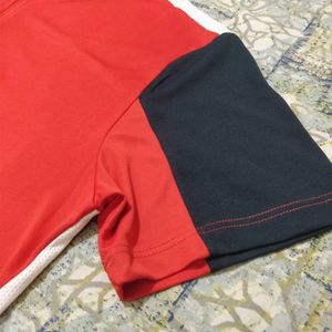Red-White Sports Tshirt HRX