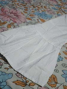 White Bell Sleeve Top