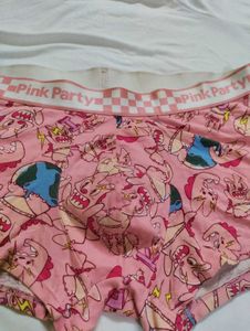 Men&#39;s Pink Party Boxer Briefs