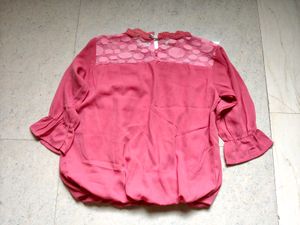 Pink Lace Top