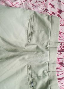 Casual Light Green Trouser