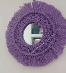 9.5 Macrame Mirror