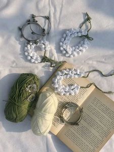 Handmade White Flower Gajra