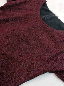 Burgundy Bodycon Dress