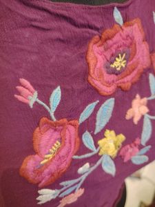 Floral Embroidered Top