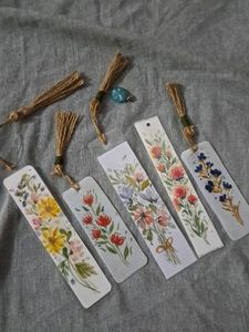 Combo Of 5 Floral Bookmark