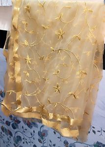 Golden Net Dupatta. 💛