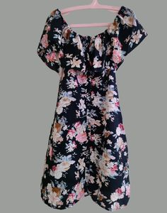 Black Floral Dress