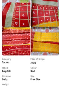 Cotton Silk Saree Banarasi Style With Blouse Piece
