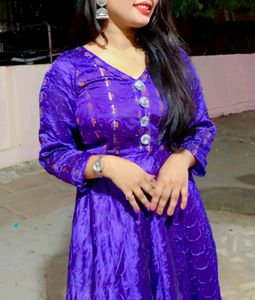 Designer  Long Dress/ Ethenic Gown• Back Tie