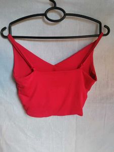 Red Ruffle Coord Set