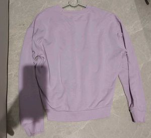Lilac Varsity Sweatshirt