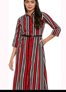Shirt Striped Kurta