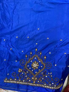 Royal Blue Work Blouse Material