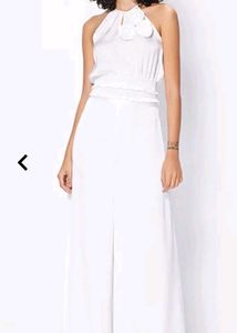 White Halter Top
