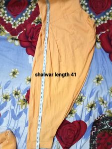 Orange Shalwar Kameez Suit