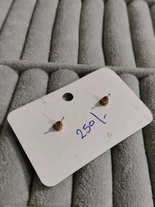 Purple Heart Stud Earrings