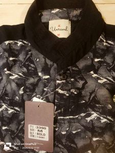Printed Black Shirt
