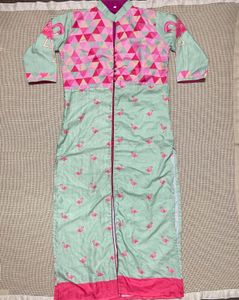 Flamingo Print Kurta