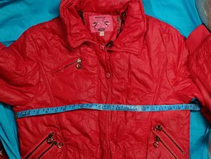 Red Padded Winter Jacket
