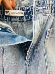 Zara Blue Denim Shorts