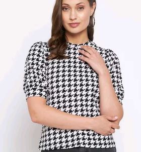 Bold Geometric Top For Women