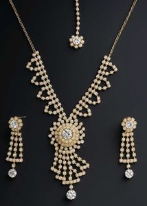 OFFER PRICE🎊 Gold-Tone Rhinestone Necklace Set