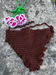 Brown Hair Bandana