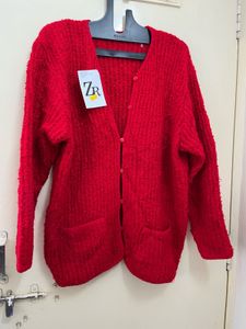 Red Woolen Sweater