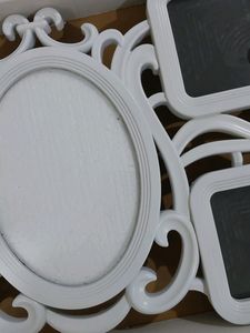 a white medium size photo frame